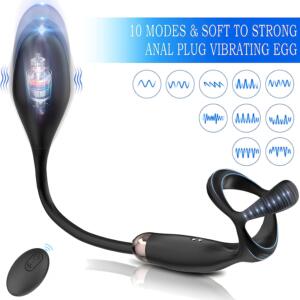 thrusting anal vibrator - detail view