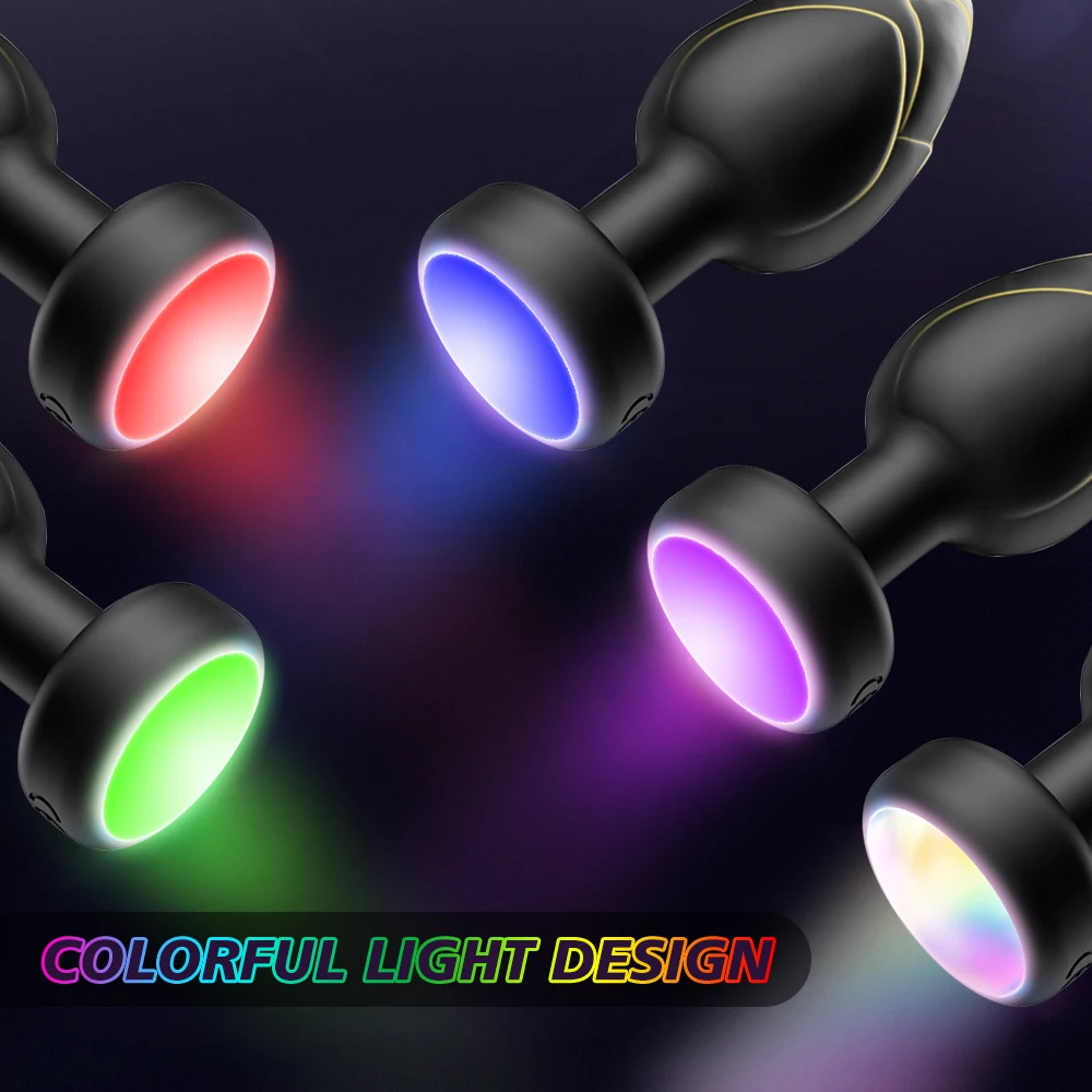Multicolor glowing anal plug Multicolor glowing anal plug
