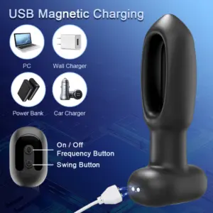 Smart-controlled prostate massager and vibrato