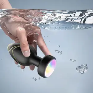 Multicolor glowing anal plug