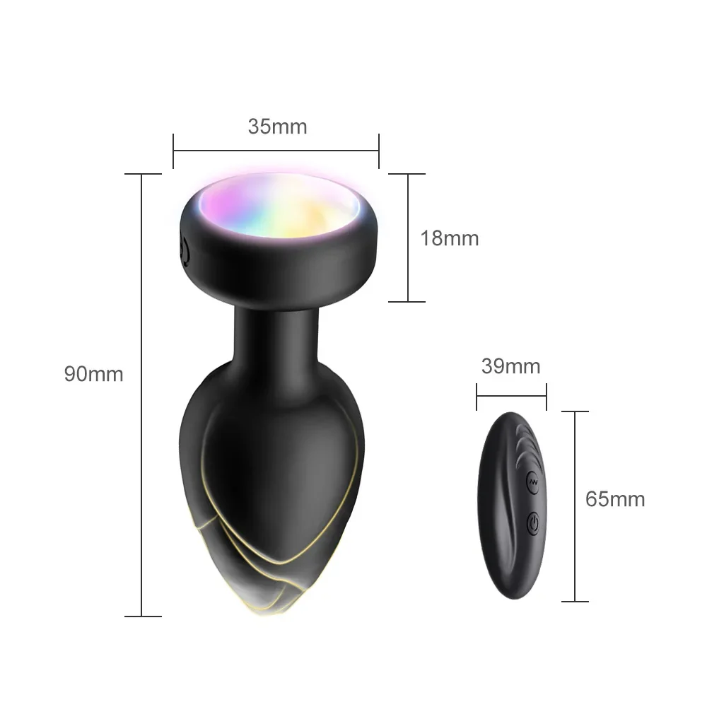 Multicolor glowing anal plug Multicolor glowing anal plug