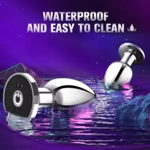 Remote-controlled electric anal plug
