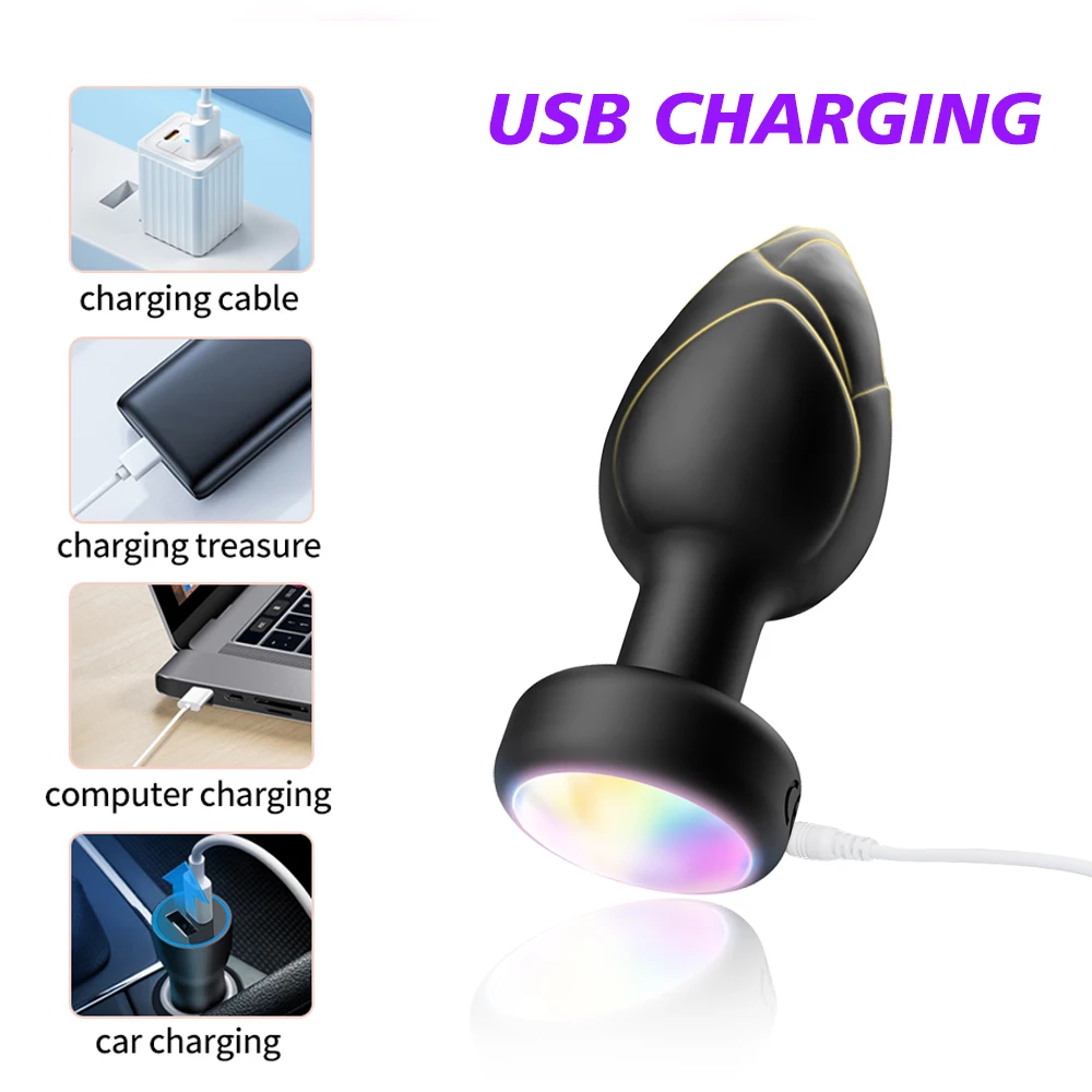 Multicolor glowing anal plug Multicolor glowing anal plug