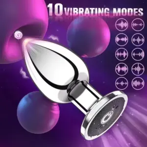 Remote-controlled electric anal plug