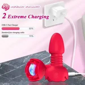 wireless anal vibrator with color lighting