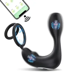 vibrating cock ring with anal plug bluetooth app