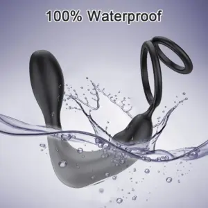 bluetooth app vibrating cock ring anal plug