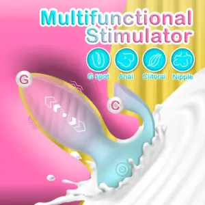 2 motor anal plug u-spot stimulator
