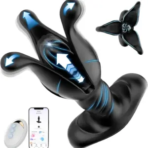 Men's remote-controlled vibrating prostate massager sex toy