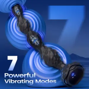 7 mode vibrating butt plug anal beads