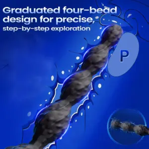 remote control silicone anal bead vibrator