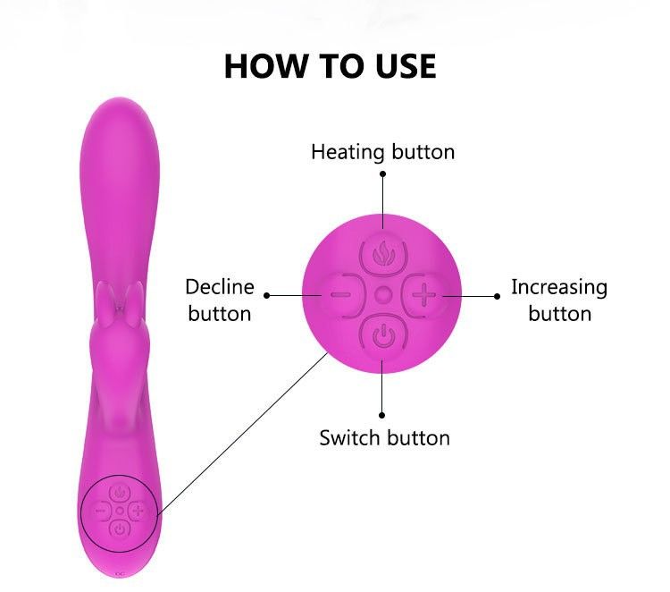 Warming Dual Rabbit Vibrator