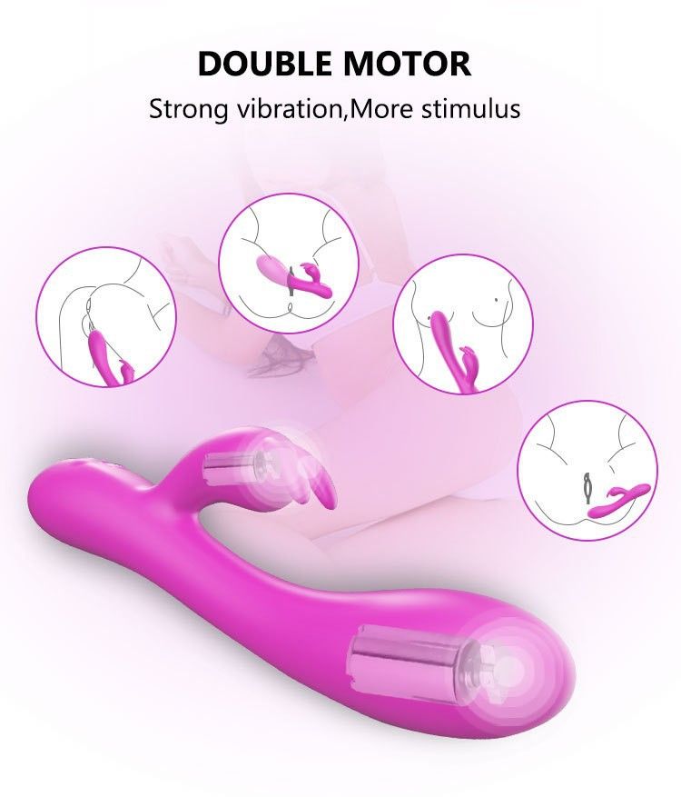 Warming Dual Rabbit Vibrator